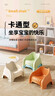 京东物流 儿童塑料小凳加厚家用椅子客厅座椅沙发换鞋凳洗澡凳 抹茶绿-单只装 实拍图