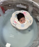 iuu婴儿游泳桶免安装 儿童洗澡桶 可折叠泡澡桶家用新生儿游泳池浴桶 【免安装-透明】巨无霸全套游泳~ 母婴级面料，耐磨稳固防变形 实拍图