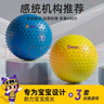 波比超人早教大龙球儿童前庭感统训练器材幼儿园瑜伽球成人家用颗粒玩具 柠檬黄65CM：亲肤材质加厚防爆 实拍图