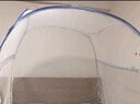 床笠款蚊帐防摔儿童防掉床家用卧室双开门纹帐加密防蚊蒙古包 大顶款蒙古包- 单开门 全底 灰边 1.8米*2米-免配件/免安装 实拍图