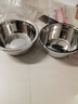 京东京造304不锈钢洗菜盆 加大加厚调料腌肉盆沥水盆和面盆套装 三件套 实拍图