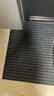 墨斗鱼入户门地垫地毯条纹除尘蹭灰防水抗污防滑室外门口脚垫80*120cm 实拍图