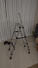 稳纳伸缩梯子家用折叠多功能不锈钢人字梯登高楼梯四步工程梯子6204D 实拍图
