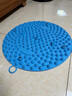 TEEIS德国指压板脚底按摩脚垫穴位疏通脚心仿鹅卵石圆形垫慢跑 烟雨蓝 【升级圆形直径55cm】 实拍图