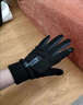 【京东物流】手套男士冬季加绒骑行电动车防滑触屏开车保暖手套女 【掌心防滑 可触屏】男士黑色 均码 1双 掌围女17-21男18-23cm 实拍图