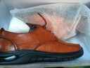 骆驼（CAMEL）复古擦色牛皮耐磨软底秋大头休闲商务皮鞋男 G13S201051 黄棕 41 实拍图