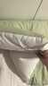 洁丽雅（Grace）纤维被子被芯单人学生宿舍加厚冬被7斤 150x200cm 奶白绿 实拍图