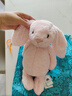 Jellycat害羞粉色邦尼兔动物毛绒玩偶安抚公仔娃娃圣诞节生日礼物 粉红色 H31 X W12 CM 实拍图