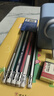 得力（deli）10支HB铅笔经典彩色条纹六角杆铅笔带橡皮头学生书写素描绘图铅笔礼物33431-HB学生开学礼物 实拍图