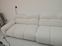 BOJO沙发客厅2025新款小户型款简约风组合直排奶油风佛山云朵沙发2023 3.0米直排 [分体 |2坐包] 舒适标准版0.97米宽度【乳胶坐垫】 实拍图