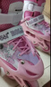 361°儿童轮滑鞋初学者男童女童溜冰鞋闪光轮旱冰鞋尺码可调节 粉色M码 实拍图