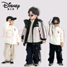 迪士尼儿童羽绒服连帽外套男女童2025秋冬新款加厚保暖冲锋衣三件套 黑色 140 (56-68斤) 实拍图