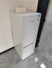 HYUNDAI（韩国现代）大容量双开门二门冰箱 家用中型小型电冰箱冷冻冷藏租房宿舍节能省电 203L白【日销过百+店铺主推】 实拍图