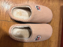 大嘴猴（Paul Frank）棉拖鞋女秋冬情侣时尚家居厚底毛绒保暖棉鞋男PF806 实拍图