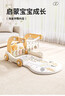 贝初众脚踏钢琴婴儿健身架玩具0-6个月新生儿见面礼品宝宝满月礼物高档 【旗舰蓝牙款】黄6合1健身架+学步车+积木桌+飞机 一周幼百天礼盒实用生日礼物1-3岁新年礼物货节春节 实拍图