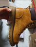 骆驼（CAMEL）【王俊凯同款】加绒马丁靴男鞋秋冬新款大黄靴女户外工装登山靴子 G13W379132 金黄色 40 实拍图
