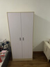 易宝林衣柜家用卧室翻开门简约衣柜出租房现代简约衣橱收纳储物柜带安装 原木风80cm二门【送上门】 实拍图