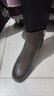 意尔康短靴女加绒厚底切尔西大码鞋妈妈短靴子 26619W 深咖    39 实拍图