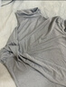优衣库女装HEATTECH EXTRA WARM 混纺高领T恤/长袖 9%羊绒 478954 478954/03灰色 2XL 实拍图