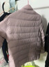 雪中飞男女立领秋羽绒百搭轻薄鸭绒立领修身轻盈隐藏式口袋 X-螺甸紫|6311-女 S 165/88A 实拍图