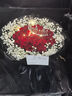 梦馨鲜花鲜花速递33朵红玫瑰花束送女友老婆生日礼物全国同城配送 33朵红玫瑰花束-女王款 实拍图
