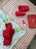 猫人（MiiOW）红袜子女本命年马年红色内裤女纯棉女生新娘结婚喜庆三角裤短裤女 实拍图