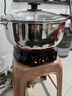 惠当家（Hui Dang Jia）电蒸锅多功能电热锅家用电锅一体锅定时电煮锅电炒锅多用途电火锅304不锈钢锅G32-30双笼国家补贴 实拍图