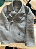 优衣库女装双面呢休闲短大衣478581 06 铅灰色 2XL /165/100B 实拍图