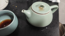 祥业song杯子汝窑泡茶壶陶瓷大号功夫茶具西施壶汝瓷单壶提梁壶泡茶器 大石瓢壶 260ml 实拍图