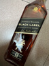 尊尼获加（JOHNNIE WALKER）洋酒 12年黑方黑牌1000ml 苏格兰调和型威士忌无盒 实拍图