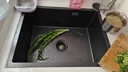 恒洁（HEGII）水槽大单槽 厨房纳米手工水槽洗菜盆一体盆HMB911-70-SN(含龙头) 实拍图