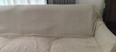 沙发巾全盖布ins奶油风棉纱露营毯沙发垫盖巾四季通用全包沙发套 优棉加厚-可可咖 180x420 四人座沙发 实拍图