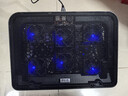 酷睿冰尊（ICE COOREL）笔记本电脑散热器A9 电脑桌游戏本支架笔记本平板散热垫折叠底座可调速显示增高桌兼容17.3英寸 黑 实拍图