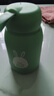 【京东物流送货上门】萌萌兔卡通水杯女牛奶玻璃杯创意便携杯子 绿色萌萌兔 330ml 1只 实拍图