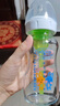 布朗博士玻璃奶瓶 6-9月宝宝断奶奶瓶 防胀气宽口奶瓶270ml 双兔 实拍图