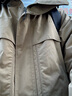 优衣库男装女装防风连帽外套/夹克户外休闲25秋冬新款478231 34 驼色 S 实拍图