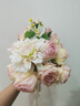 花点馨意仿真花束新娘手捧花表白求婚领证婚宴假花拍摄道具玫瑰大丽花0459 实拍图