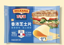 百吉福（MILKANA） 芝士片 再制奶酪 原味 300g/18片装 冷藏 即食  早餐烘焙原料 实拍图