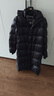 京东京造黑金鹅绒服羽绒服男女同款长款冬季情侣加厚外套男装衣服 黑色 XL 实拍图