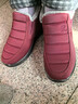 鮟鱇 冬季加绒棉鞋老北京布鞋女中老年防水妈妈鞋AK78896 红色 40  实拍图