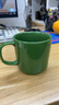 无印良品（MUJI）炻瓷 马克杯 家用水杯 陶瓷杯 咖啡杯 办公室 绿色  270ml 实拍图