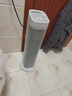 美的（Midea）【下压出暖】石墨烯语音暖风机取暖器家用立式电暖器浴室小型电暖气节能速热小太阳 HFS20BD 实拍图