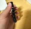 金石灵天然黑曜石手串男女款水晶手链海蓝宝五行补水佛珠转运珠生日礼物 黑曜石手链14毫米 实拍图