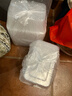 美丽雅 一次性饭盒方形1000ml*50套 快餐外卖打包野餐盒碗加厚带盖塑料 实拍图