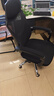 黑白调P4 Pro人体工学电脑椅子办公椅可躺午休椅电竞椅久坐舒适老板椅 耀黑(2D腰托+155°带脚托可躺） 实拍图