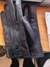 慕雪辞羊皮手套男女加绒加厚真皮保暖冬季骑行电动车摩托车防水防风手套 头层羊皮手套-男士 实拍图