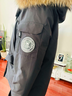 骆驼（CAMEL）户外极寒派克工装毛领情侣款羽绒服保暖加厚中长款外套 实拍图