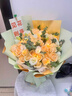 领香鲜花速递香槟玫瑰花束表白送女友老婆生日礼物全国同城配送 33朵香槟玫瑰花束—女神款 实拍图