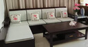 墨宸沙发 紫金檀木实木沙发新中式客厅大小户型冬夏两用转角储物家具 四人位+贵妃+茶水柜+茶几+电视柜 实拍图