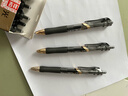 晨光（M&G）文具小金戒K35按动中性笔0.5速干ST头签字笔黑笔商务考试水笔高颜值办公用品 12支装AGPK350QA 实拍图